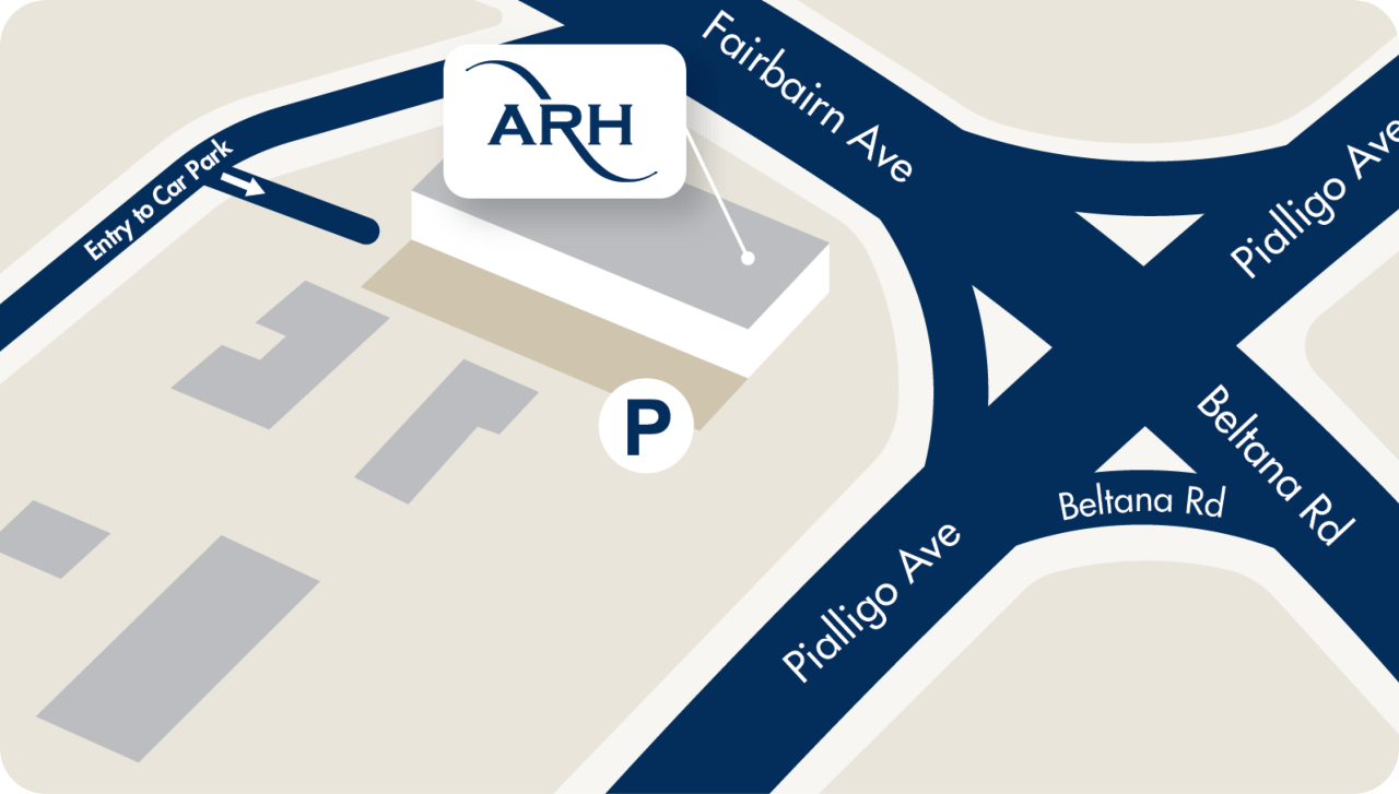 ARH Canberra Map
